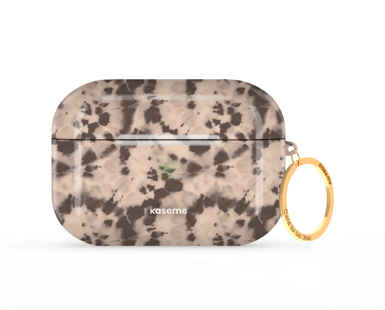 Groovy Swirls Brown AirPods Case