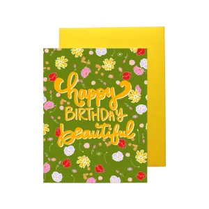 Happy Birthday Beautiful Birthday Card