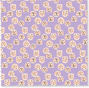 HAPPY FACES- Love in Bloom collection- Felicity Fabrics