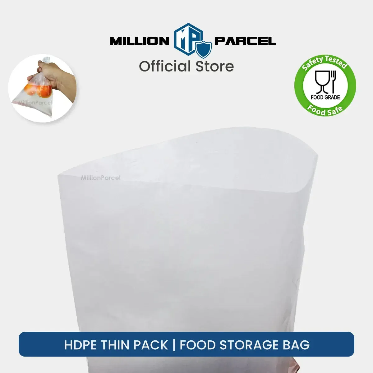 HDPE Thin Pack | Food Storage Bag