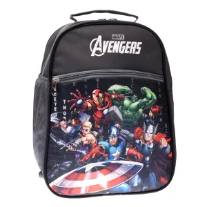 Heart Home Marvel-Avengers School Bag|Kids School Bags|Student Bookbag|Spacious School Bag|School Bag for Girls & Boys|School Backpack for Kids|3 Compartments School Bag|Gray