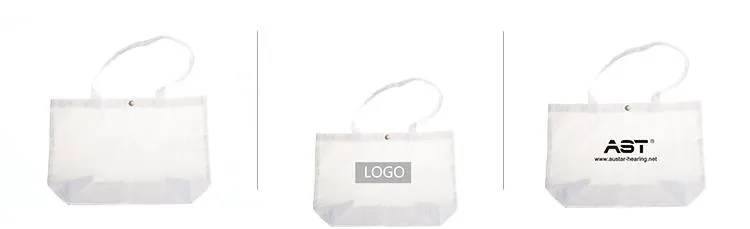 Horizontal Canvas Tote Bag With Snap Fastener