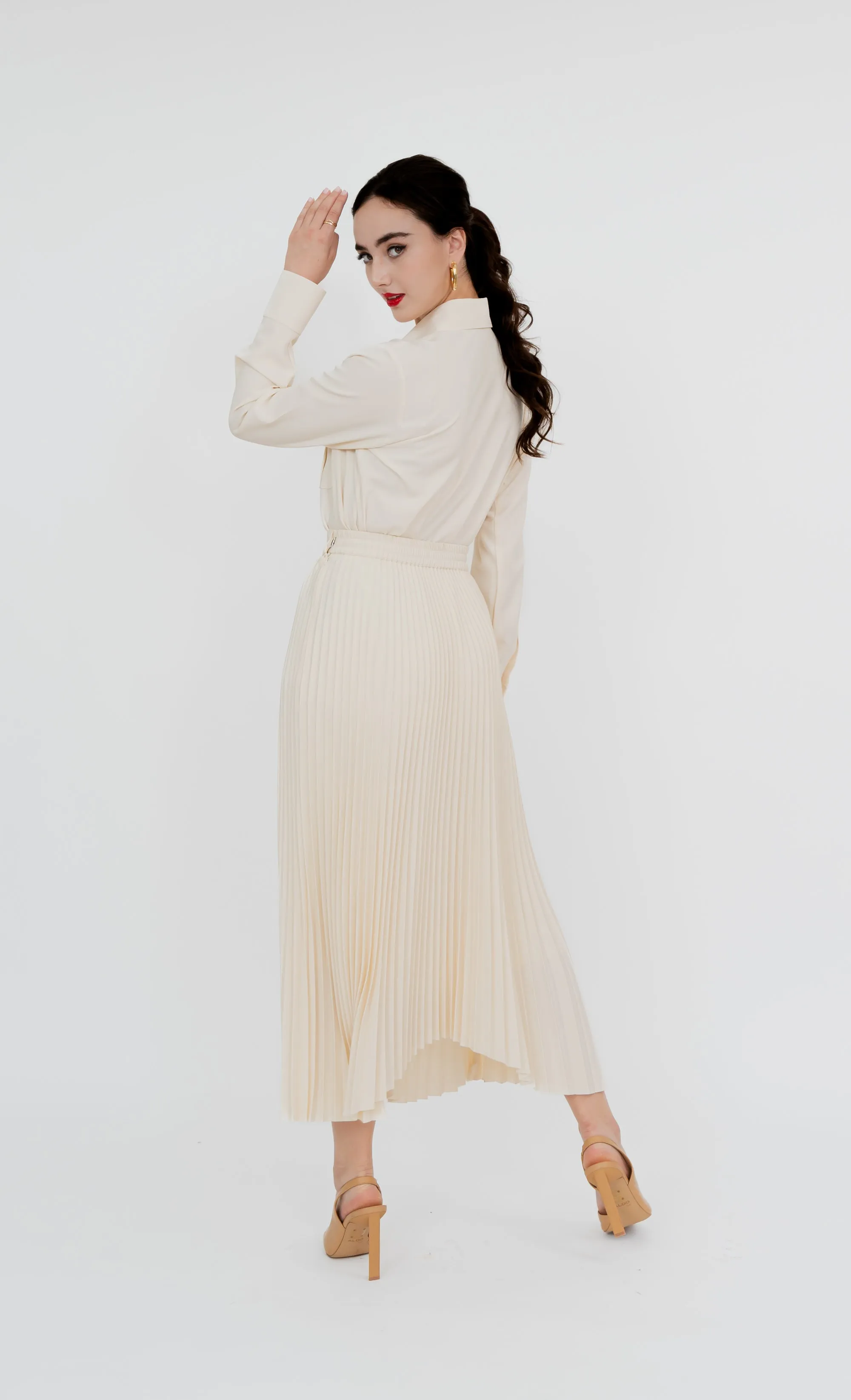 Imbi Skirt in Lucent White