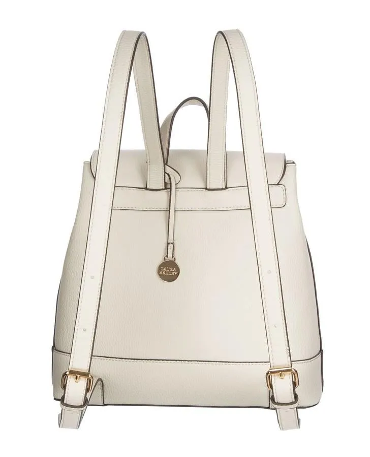 Ivory Flap Tassel Backpack