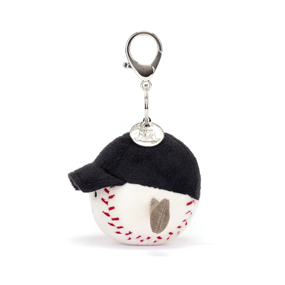 Jellycat Amuseable Sports Baseball Bag Charm