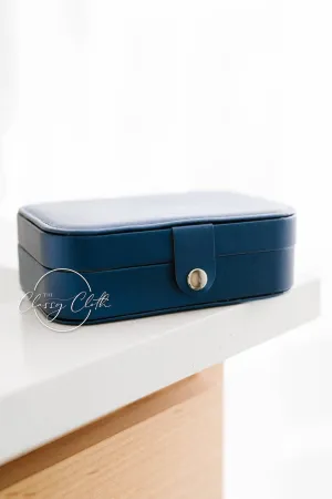 Jewelry Case - Med Size Navy