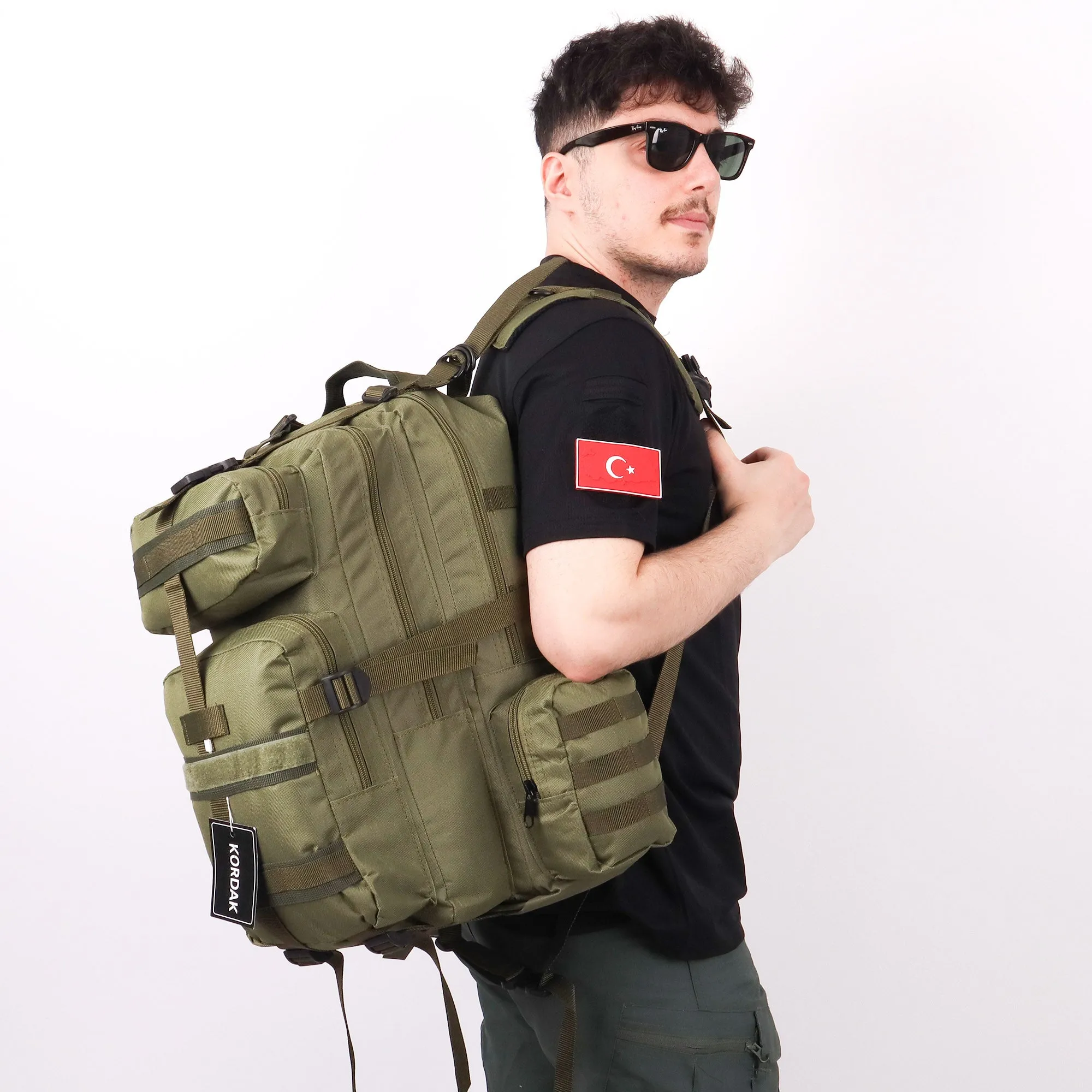 Khaki Hike Outdoor Backpack - 42 Liters Bag