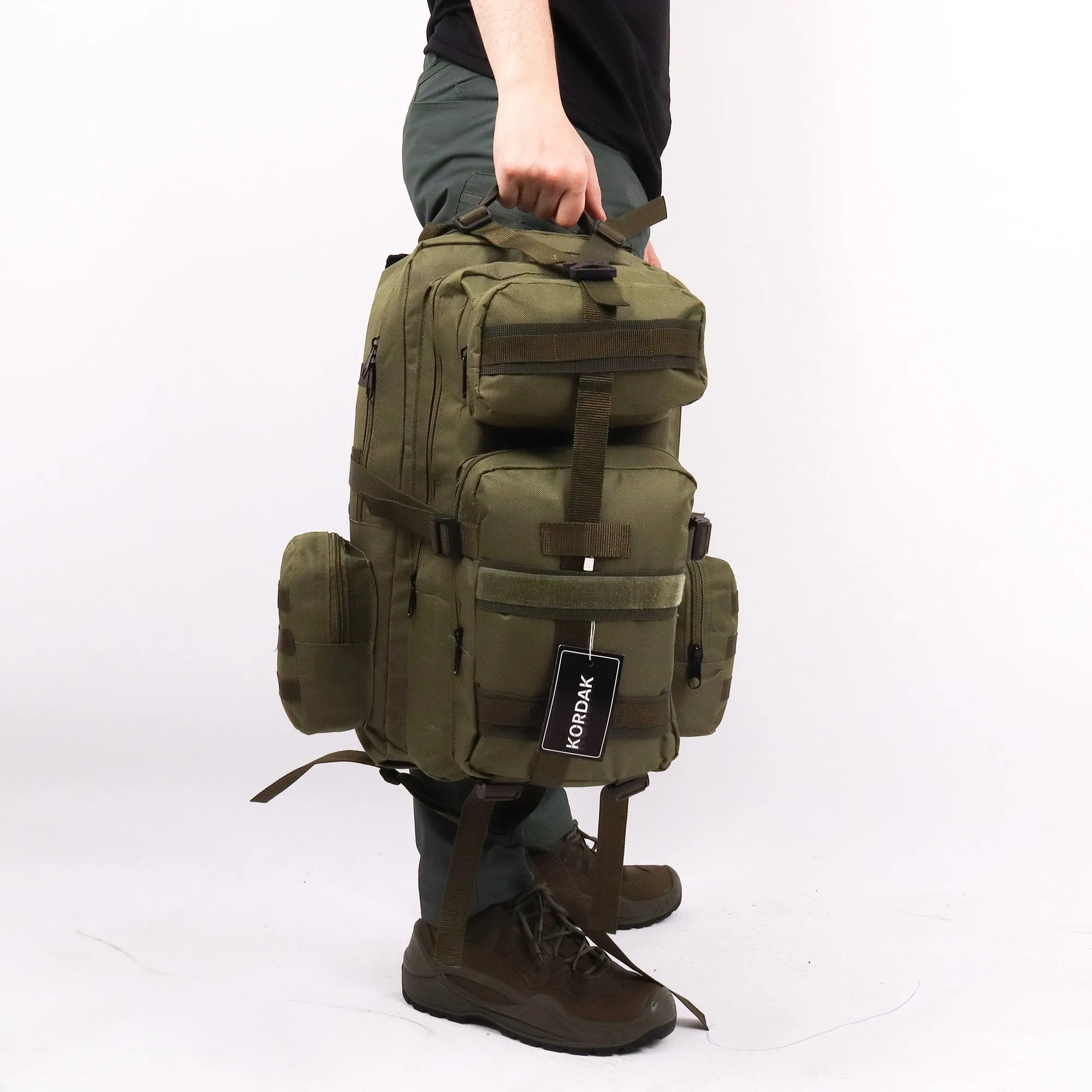 Khaki Hike Outdoor Backpack - 42 Liters Bag