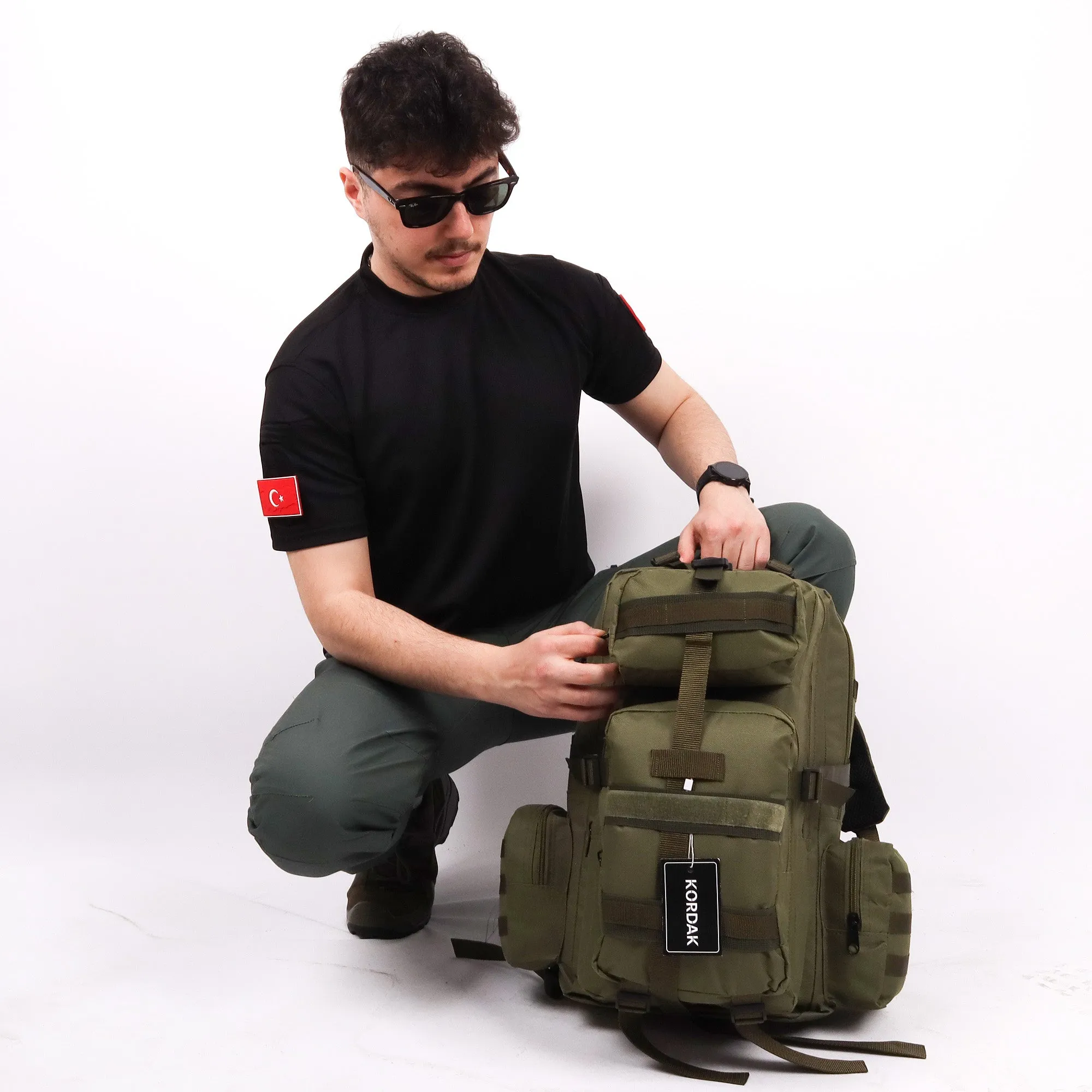 Khaki Hike Outdoor Backpack - 42 Liters Bag