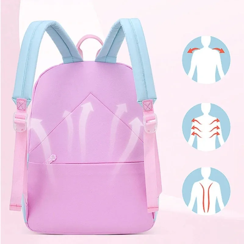 Kid Girl Anti-theft Nylon School Bags/Backpacks