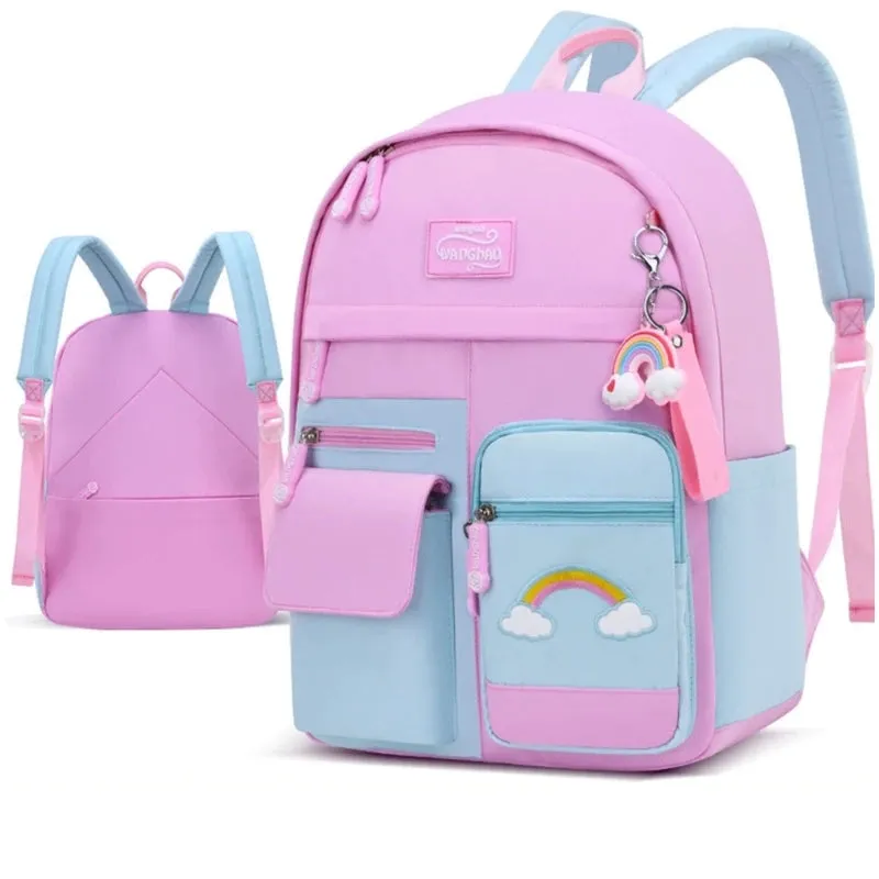 Kid Girl Anti-theft Nylon School Bags/Backpacks