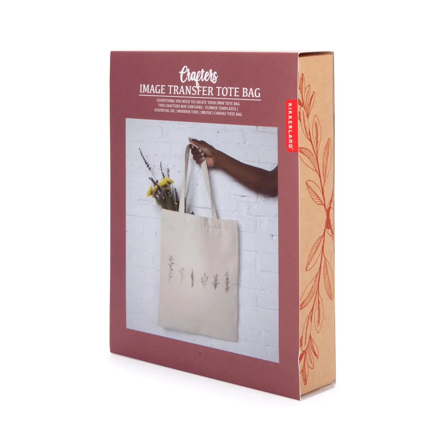 Kikkerland Crafters Image Transfer Tote Bag