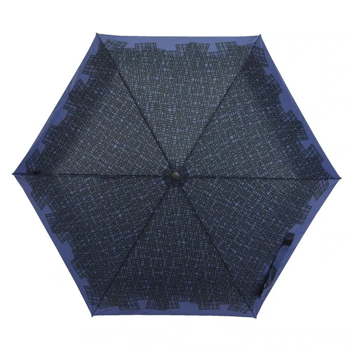 Knirps x NUNO Umbrella: "Happa" (Black on Blue)