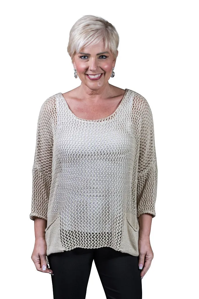 Lennox Open Knit Topper (BLS133)