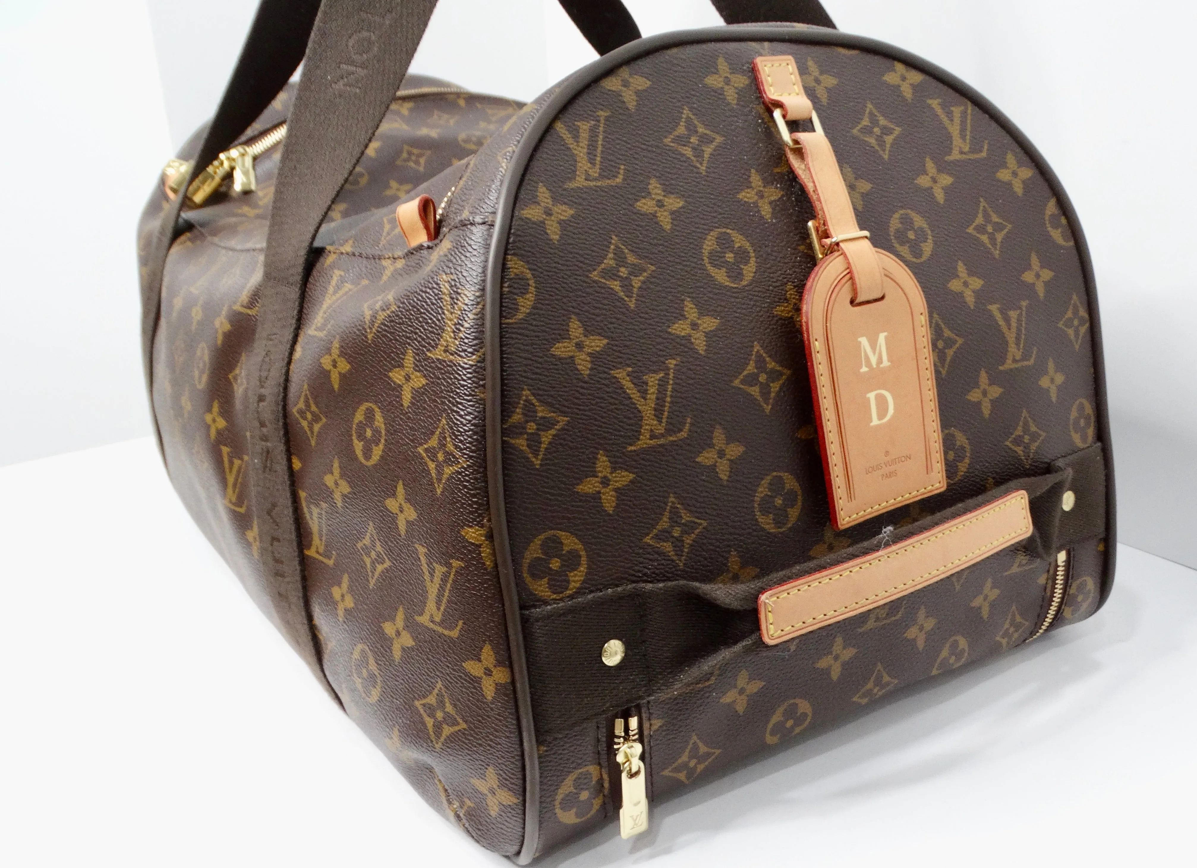 Louis Vuitton Brown Monogram Neo Eole 55 Duffle Roller Suitcase