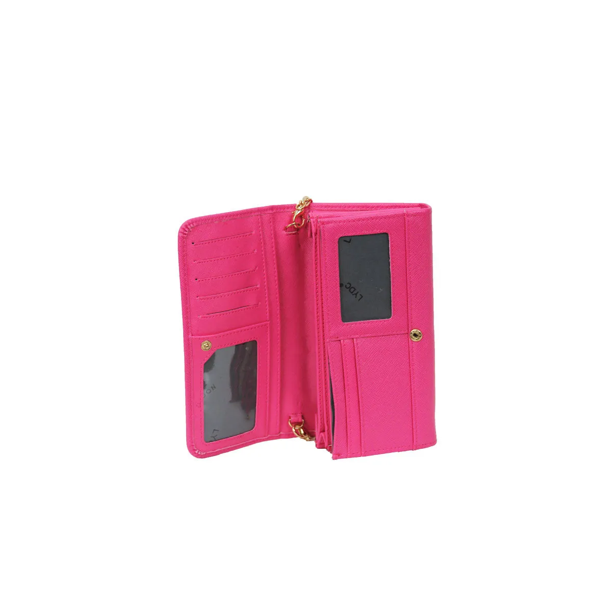 LYDC Dallas Pink Purse And Clutch Bag