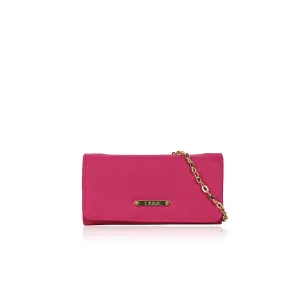 LYDC Dallas Pink Purse And Clutch Bag