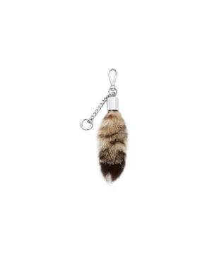 Lynx Tail Fur Keychain