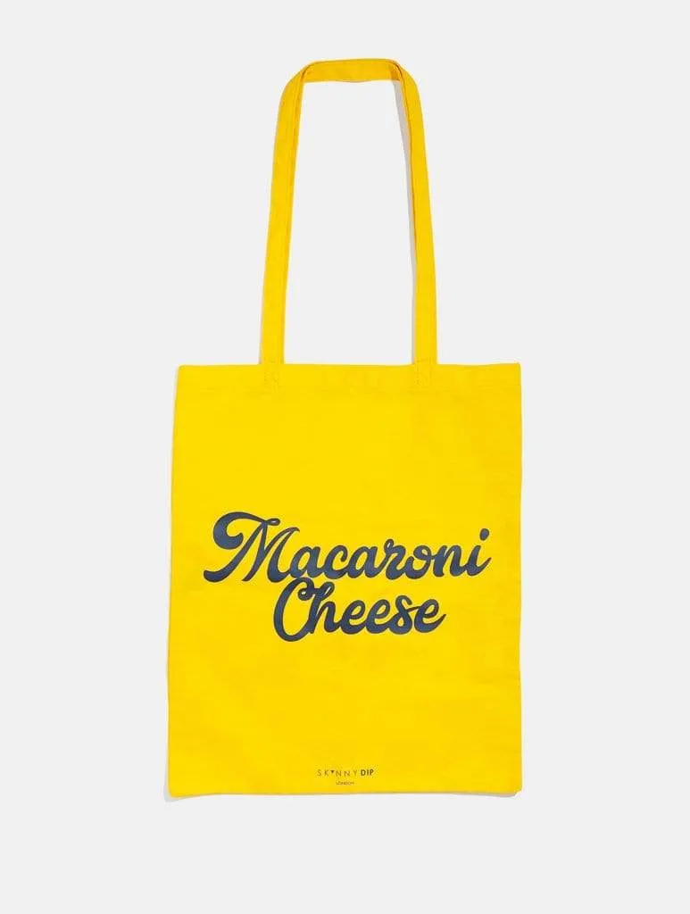 Macaroni Cheese Printed Tote Bag