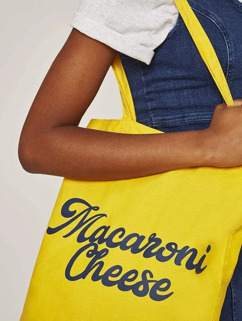 Macaroni Cheese Printed Tote Bag