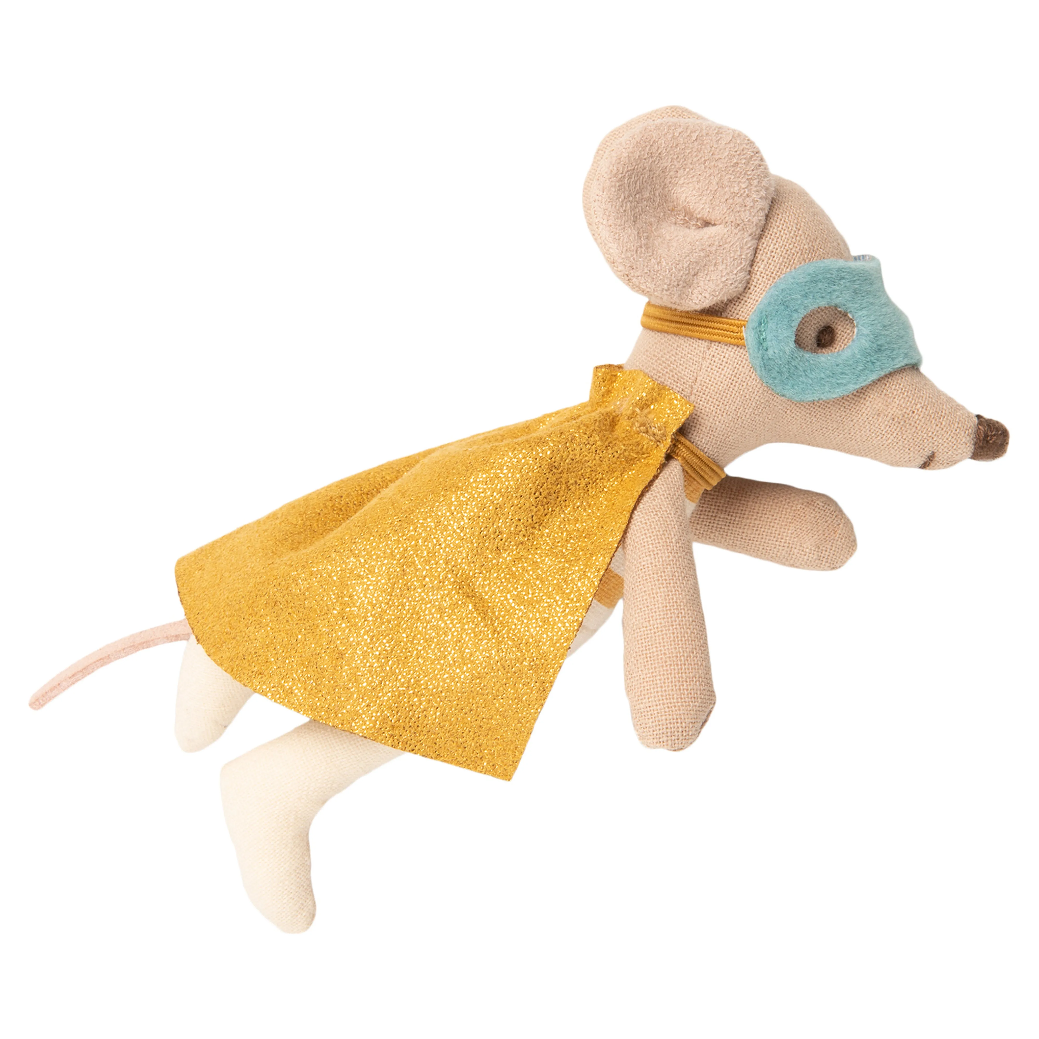 Maileg Superhero Mouse Little Brother in Suitcase