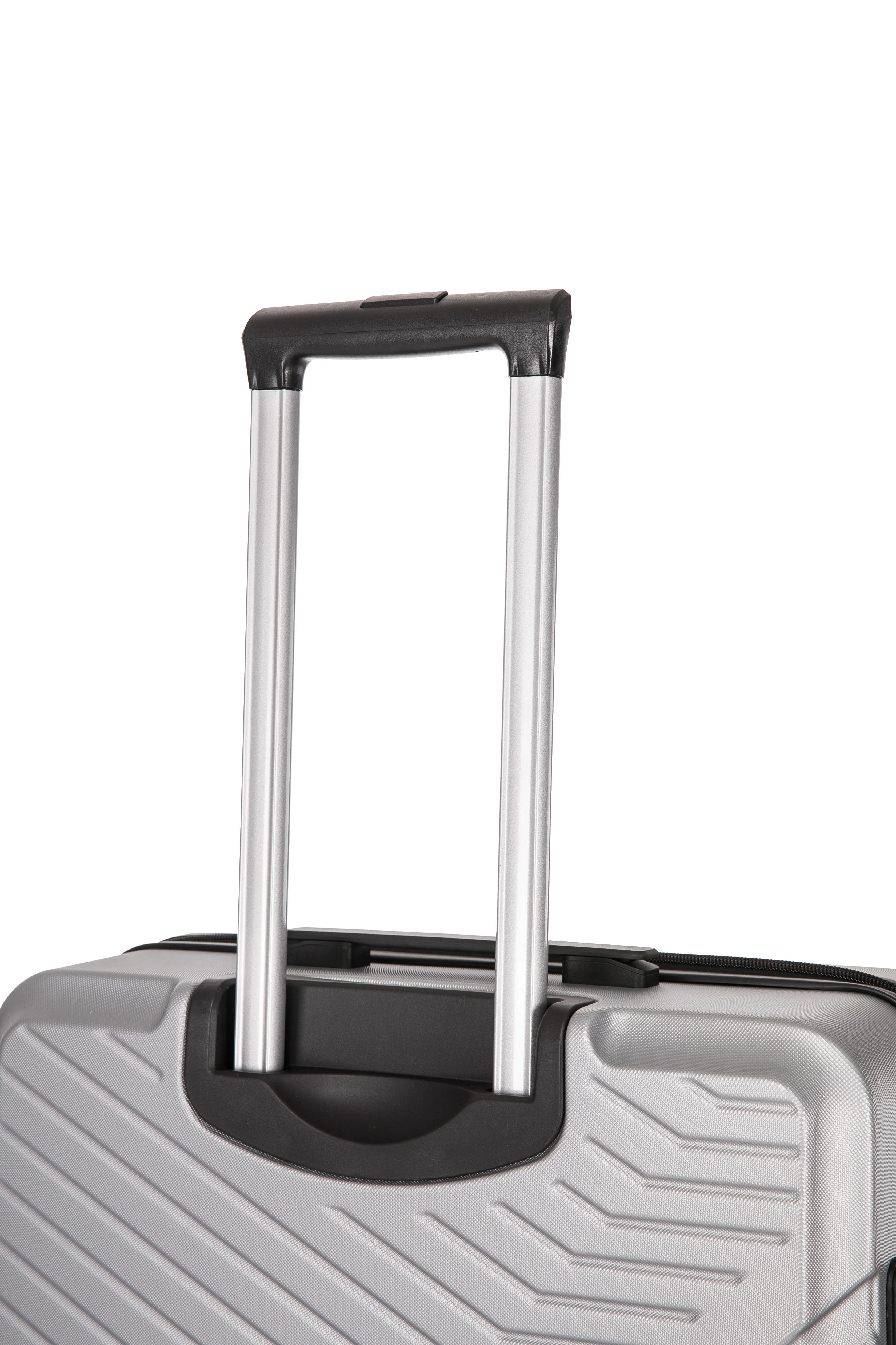 Medium ABS-147 Lightweight Hard Shell Suitcase - Silver