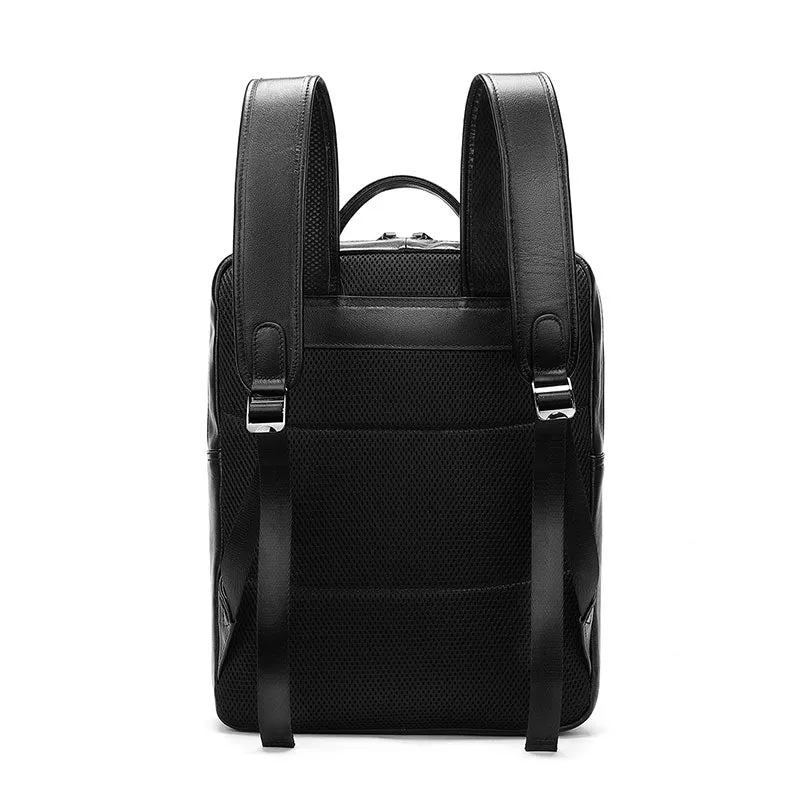 Men's Business Laptop Leather Backpack