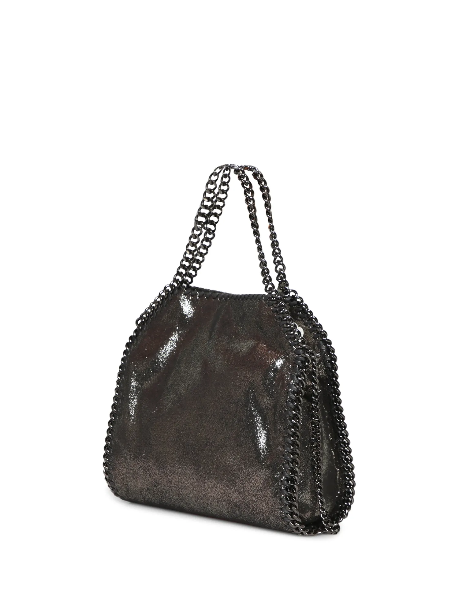 Mini Falabella Shiny Silver Bag