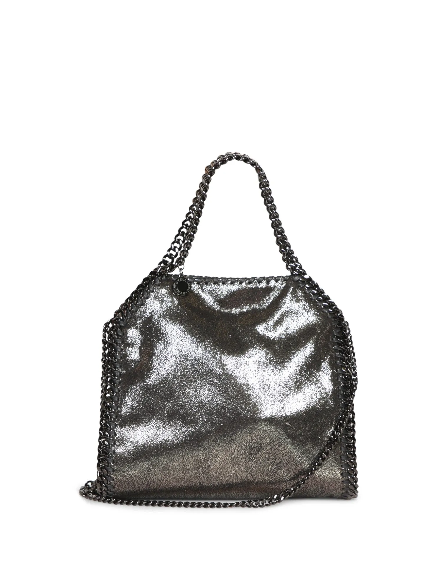 Mini Falabella Shiny Silver Bag