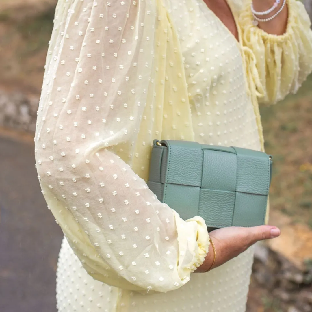 Mini Lucia Woven Crossbody