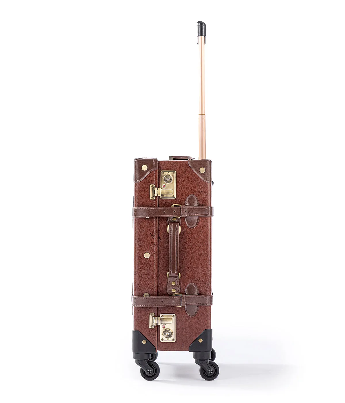 Minimalism Spinner Suitcase - Caramel Brown's