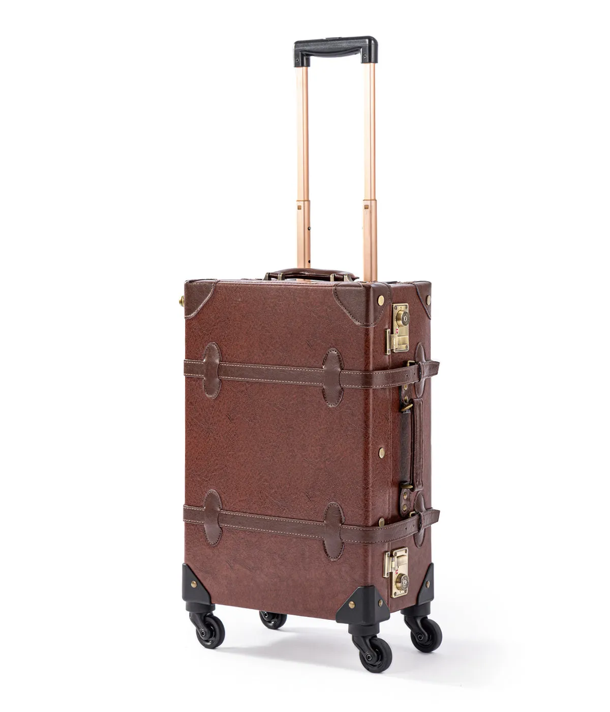 Minimalism Spinner Suitcase - Caramel Brown's