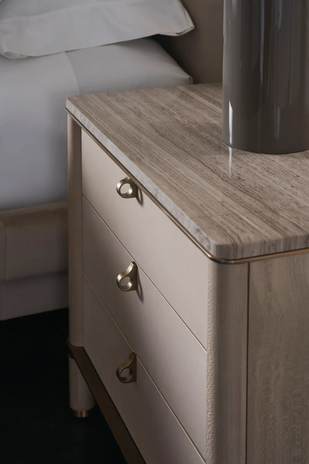 Modern 3-Drawer Nightstand | Caracole Balance