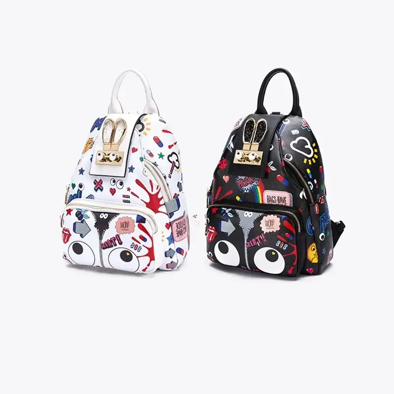 Multiple Graffiti Cute Backpacks