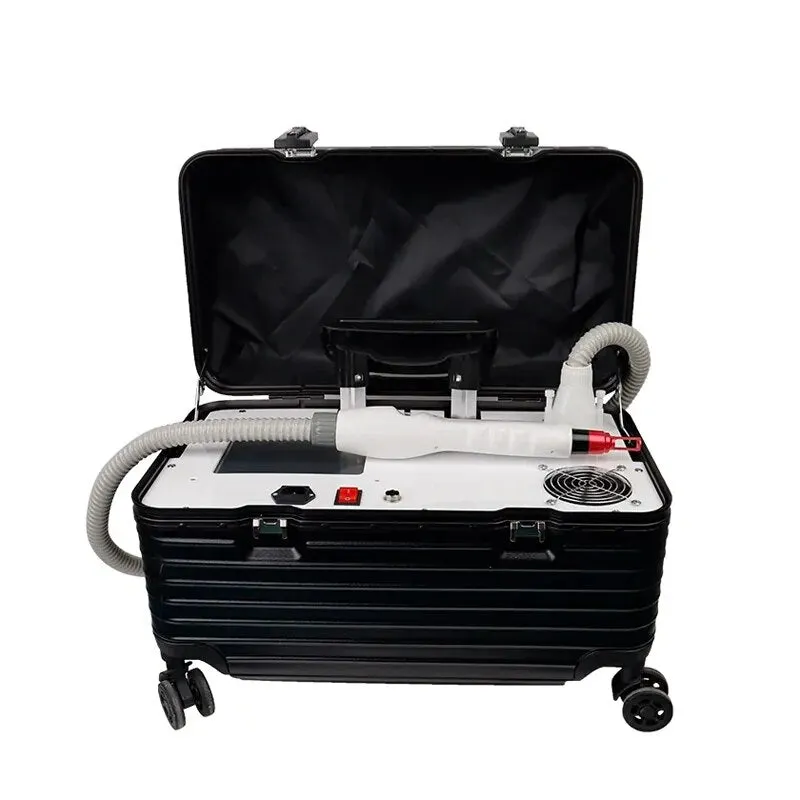 Nd Yag Laser Tattoo Removal Machine Eyebrow Washing Skin Rejuvenation Trolley Case Portable Home Use Beauty Salon Equipment