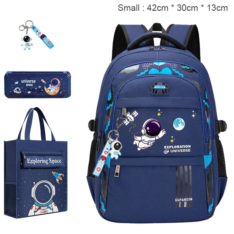 New Waterproof Children's Backpack Boys Girls Primary Schoolbag Large-Capacity Orthopedic Bookbag Kids Backpack Mochila Infantil