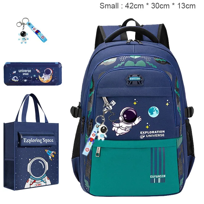 New Waterproof Children's Backpack Boys Girls Primary Schoolbag Large-Capacity Orthopedic Bookbag Kids Backpack Mochila Infantil