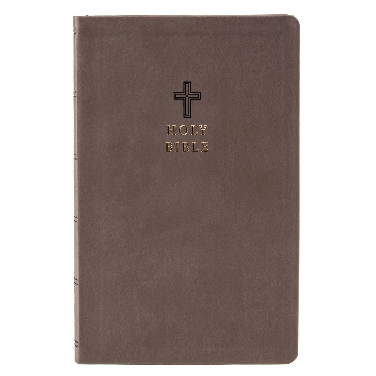 NKJV Brown Imitation Leather Value Ultra Thinline Bible Comfort Print