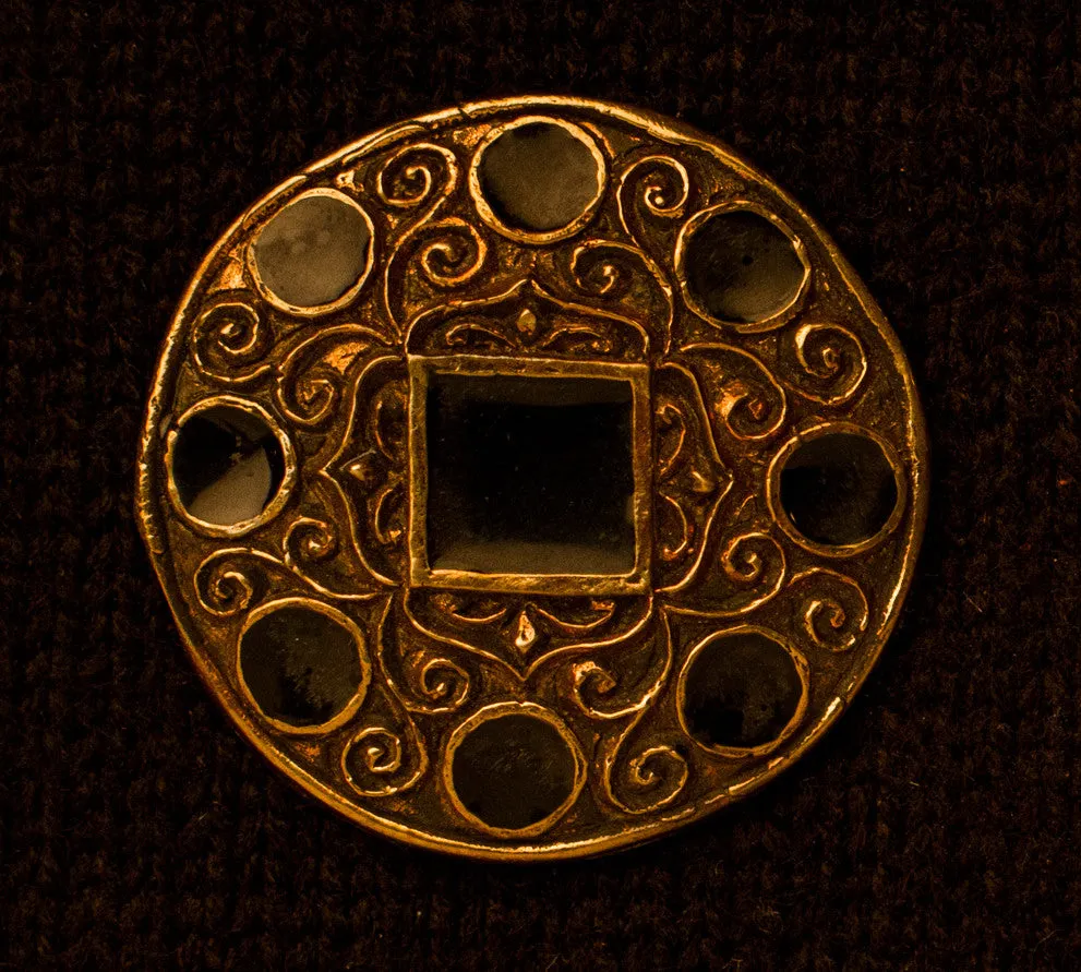 Norman brooch with modern pin enamel - NB02