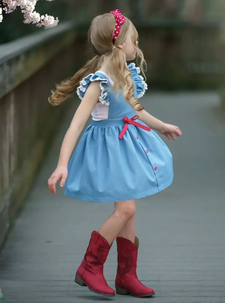 Obliviously Beautiful Chambray Dress