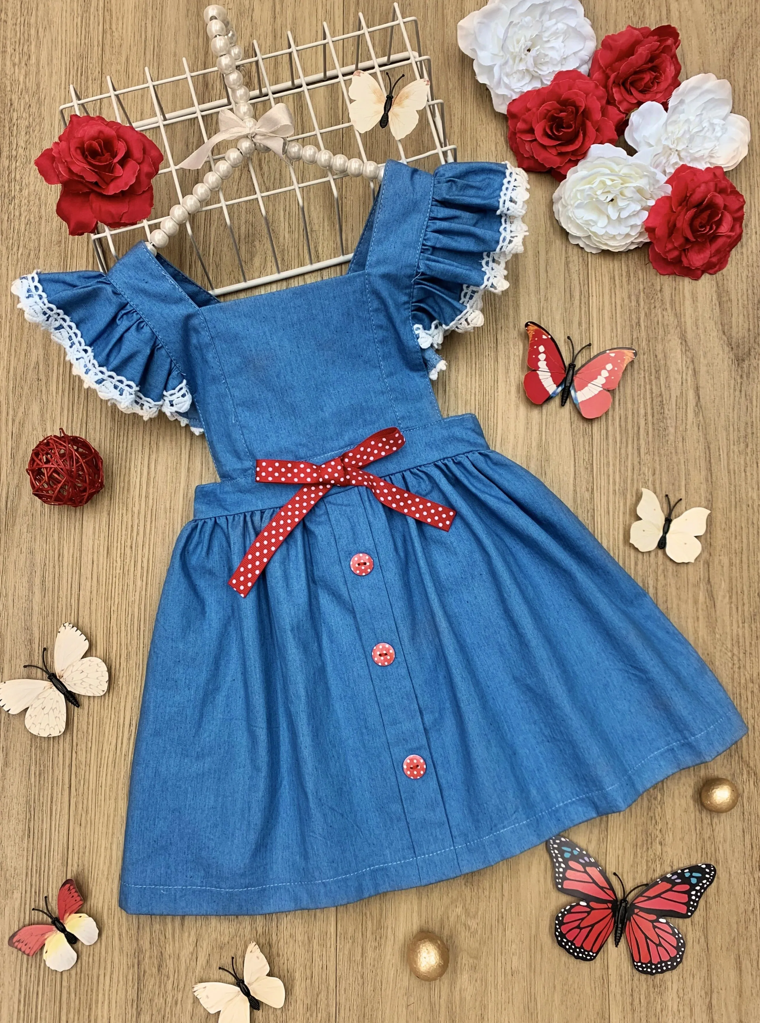 Obliviously Beautiful Chambray Dress