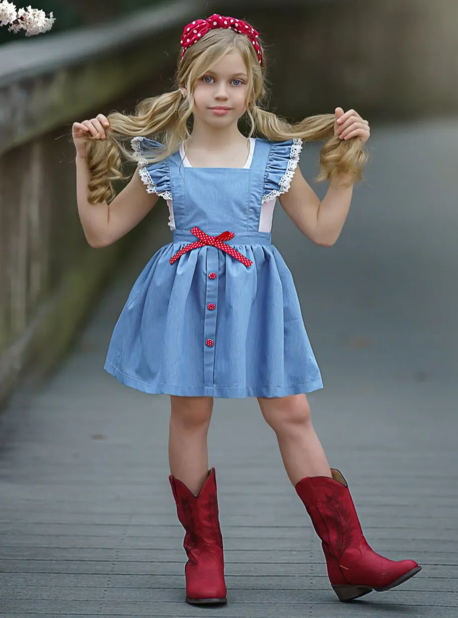 Obliviously Beautiful Chambray Dress