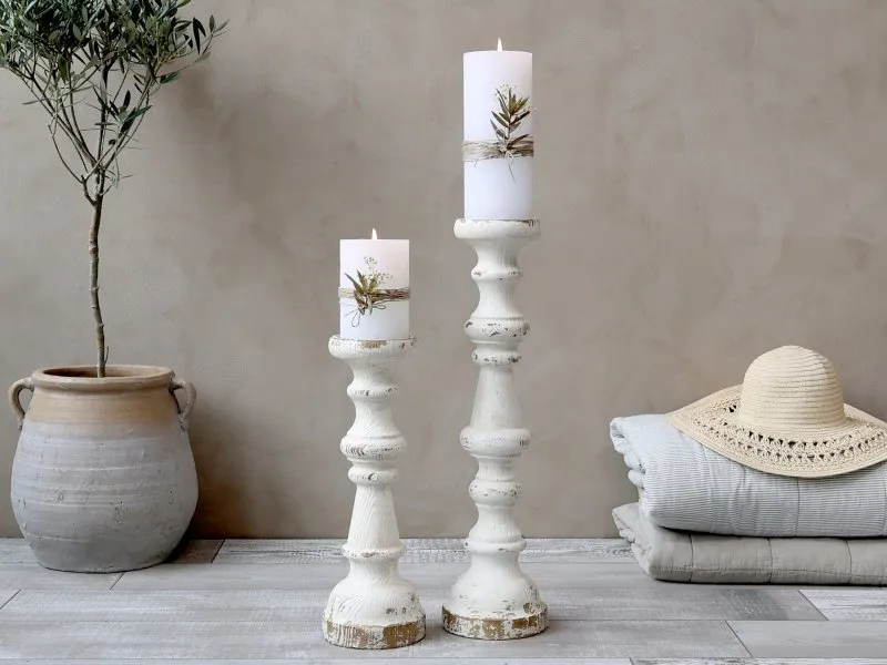 Ornate Pillar Candle Holder