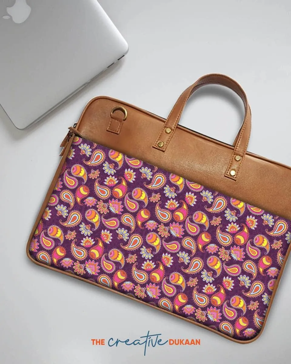 Paisley - The Vegan Leather Laptop Bag