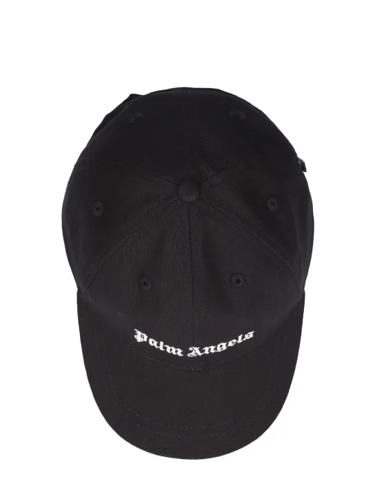 Palm Angels   Logo cotton gabardine baseball cap 