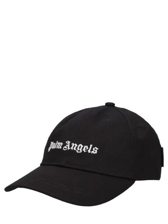 Palm Angels   Logo cotton gabardine baseball cap 