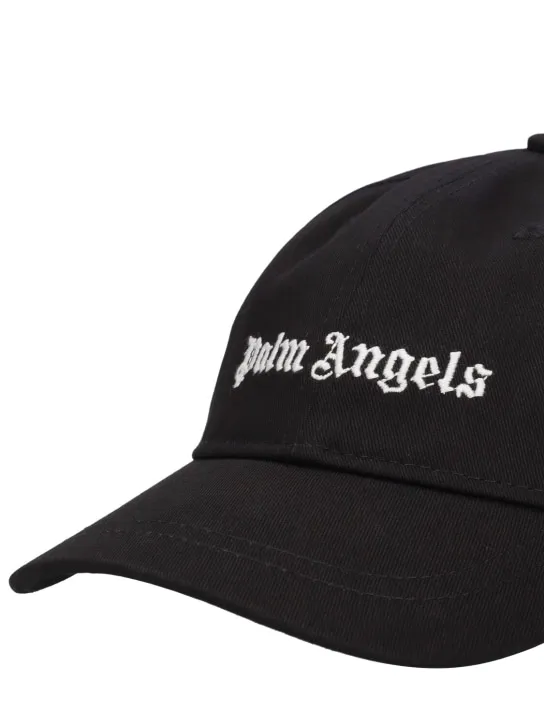 Palm Angels   Logo cotton gabardine baseball cap 