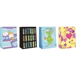 Paper Images Assorted Juvenile Birthday Medium Gift Bag