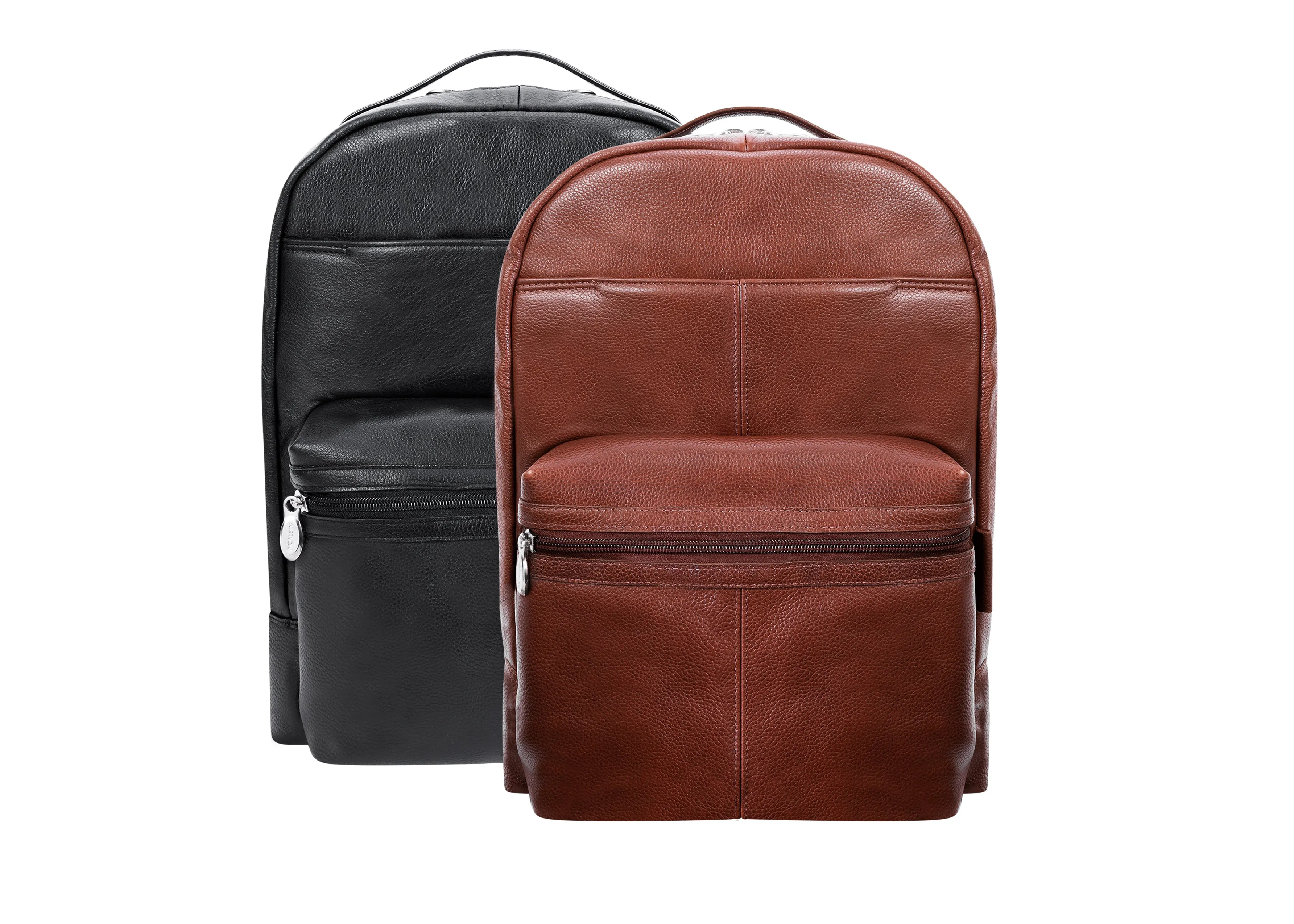 PARKER | 15” Leather Dual-Compartment Laptop Backpack