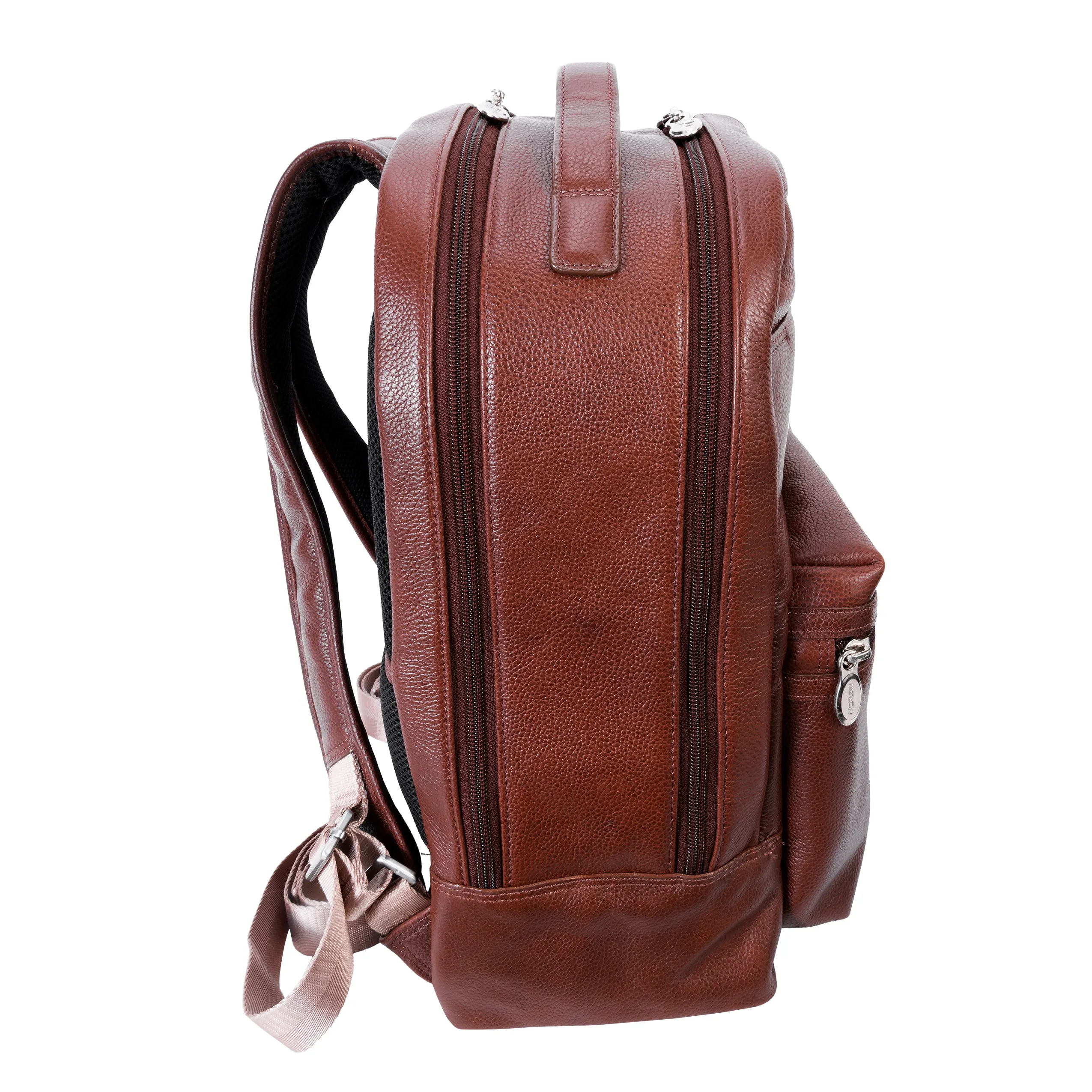 PARKER | 15” Leather Dual-Compartment Laptop Backpack